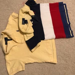 Two 12month polo shirts